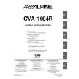 Cover page of ALPINE CVA1004R Owner's Manual