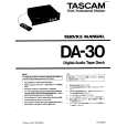 Cover page of TEAC DA30 Service Manual