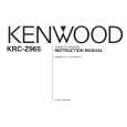 Cover page of KENWOOD KRC-Z965 Owner's Manual