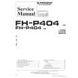 Cover page of PIONEER FHP404 Service Manual