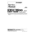Cover page of PIONEER KEH1500 X1M/UC Service Manual