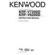 Cover page of KENWOOD KRF-V7200D Owner's Manual