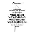 Cover page of PIONEER VSX-D409/BXJI Owner's Manual