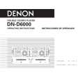 Cover page of DENON DN-D6000 Owner's Manual