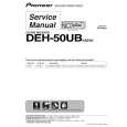 Cover page of PIONEER DEH-50UB/X1P/EW5 Service Manual