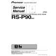 Cover page of PIONEER RS-P90/EW5 Service Manual