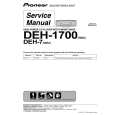 Cover page of PIONEER DEH-1700/XM/UC Service Manual