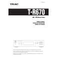 Cover page of TEAC TR670 Owner's Manual