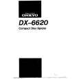 Cover page of ONKYO DX6620 Owner's Manual