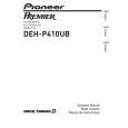Cover page of PIONEER DEH-P410UB/XS/UC Owner's Manual