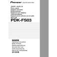 Cover page of PIONEER PDK-FS03 Owner's Manual