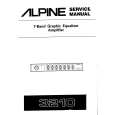 Cover page of ALPINE 3210 Service Manual
