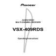 Cover page of PIONEER VSX-409RDS/MVXJI Owner's Manual