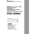 Cover page of PIONEER PDK-WM03 Owner's Manual