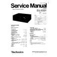 Cover page of TECHNICS SUX501 Service Manual