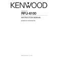 Cover page of KENWOOD RFU-6100 Owner's Manual