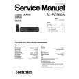 Cover page of TECHNICS SL-PG560A Service Manual