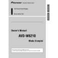 Cover page of PIONEER AVD-W6210/UC Owner's Manual
