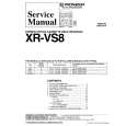 Cover page of PIONEER XRVS8 Service Manual