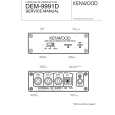 Cover page of KENWOOD DEM-9991D Service Manual