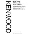 Cover page of KENWOOD KR-A46 Owner's Manual
