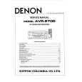 Cover page of DENON AVR-2700 Service Manual