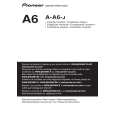 Cover page of PIONEER A-A6-J Owner's Manual