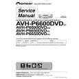 Cover page of PIONEER AVH-P6600DVD/UC Service Manual