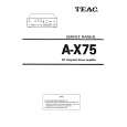 Cover page of TEAC AX75 Service Manual