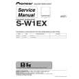 Cover page of PIONEER SW1EX Service Manual