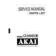 Cover page of AKAI GX-4000D Service Manual