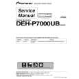 Cover page of PIONEER DEH-P7000UB/X1PEW5 Service Manual