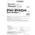 Cover page of PIONEER FH-P4400/ES Service Manual