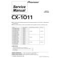 Cover page of PIONEER CX1011 Service Manual