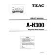 Cover page of TEAC AH300 Service Manual
