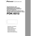 Cover page of PIONEER PDK-5012 Owner's Manual
