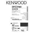 Cover page of KENWOOD DPX-07MD Owner's Manual