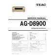Cover page of TEAC AG-D8900 Service Manual