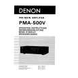 Cover page of DENON PMA-500V Owner's Manual