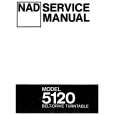 Cover page of NAD 5120 Service Manual
