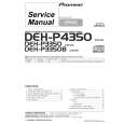 Cover page of PIONEER DEH-P4350-2X1M Service Manual
