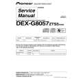 Cover page of PIONEER DEX-G8057ZTS5/XHUC Service Manual