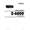Cover page of TEAC Z6000 Service Manual