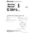 Cover page of PIONEER S-MF5 Service Manual