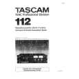 Cover page of TEAC TASCAM 112 Owner's Manual