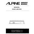 Cover page of ALPINE 3520 Service Manual