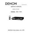 Cover page of DENON DCD1500 Service Manual