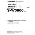 Cover page of PIONEER S-W3900 Service Manual