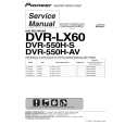 Cover page of PIONEER DVR-550H-AV/WYXK5 Service Manual