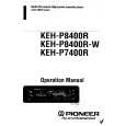 Cover page of PIONEER KEH-P8400R Owner's Manual